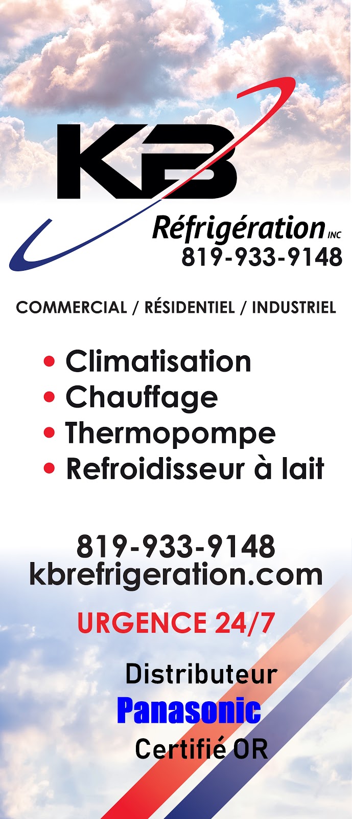 KB Réfrigération | 2354 Chemin de Sainte-Catherine, Sherbrooke, QC J1N 2X3, Canada | Phone: (819) 933-9148