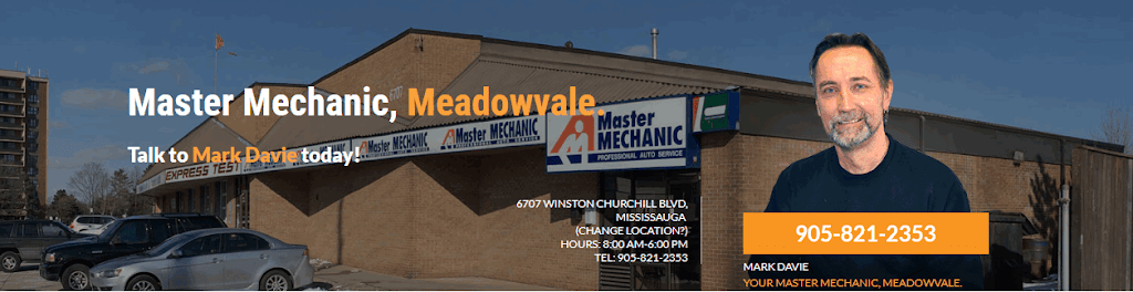 Master Mechanic Meadowvale | 6707 Winston Churchill Blvd, Mississauga, ON L5N 3W2, Canada | Phone: (905) 821-2353