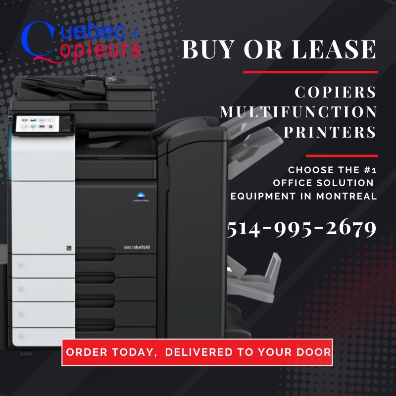 Quebec Copieurs Inc. Office Printers Sales & Services | 5700 Rue Donahue, Saint-Laurent, QC H4S 1C1, Canada | Phone: (514) 839-8344