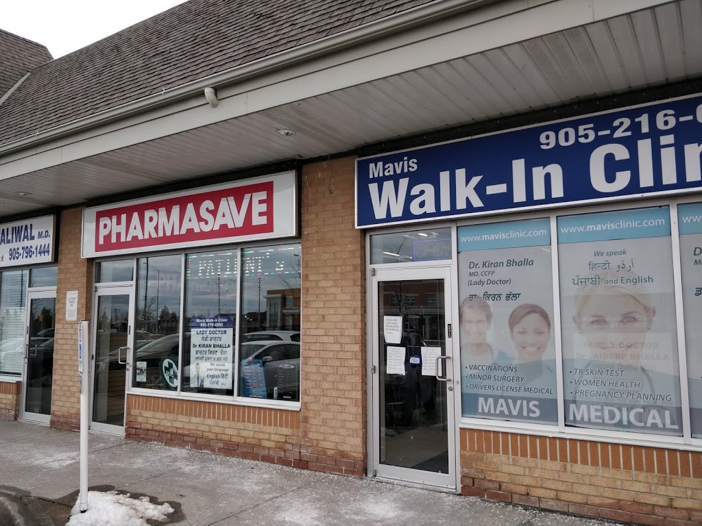 Mavis Walk-in Clinic | 900 Ray Lawson Blvd #1, Brampton, ON L6Y 5H7, Canada | Phone: (905) 216-6995