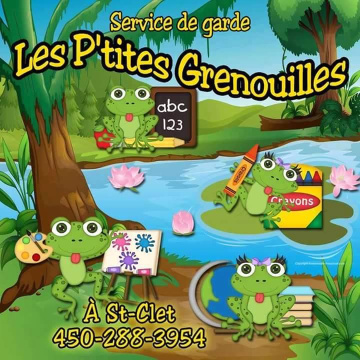 S.d.g. Les Ptites Grenouilles | 20 Rue Dominique, Saint-Clet, QC J0P 1S0, Canada | Phone: (450) 288-3954