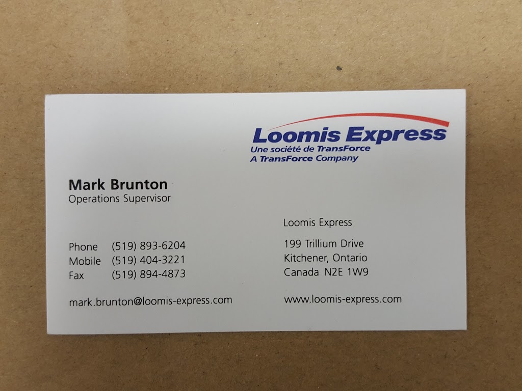 Loomis Express | 199 Trillium Dr #3, Kitchener, ON N2E 1W9, Canada | Phone: (855) 345-7447