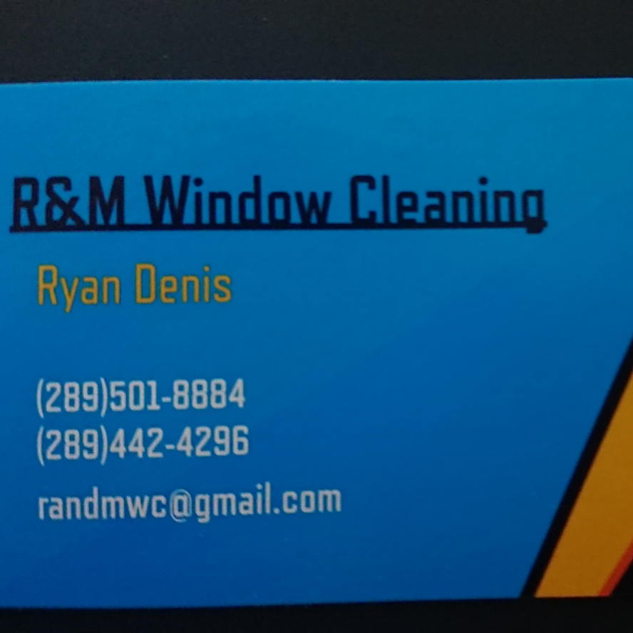 R&M Window Cleaning | 1185 Fennell Ave E apt 405, Hamilton, ON L8T 1S4, Canada | Phone: (289) 501-8884