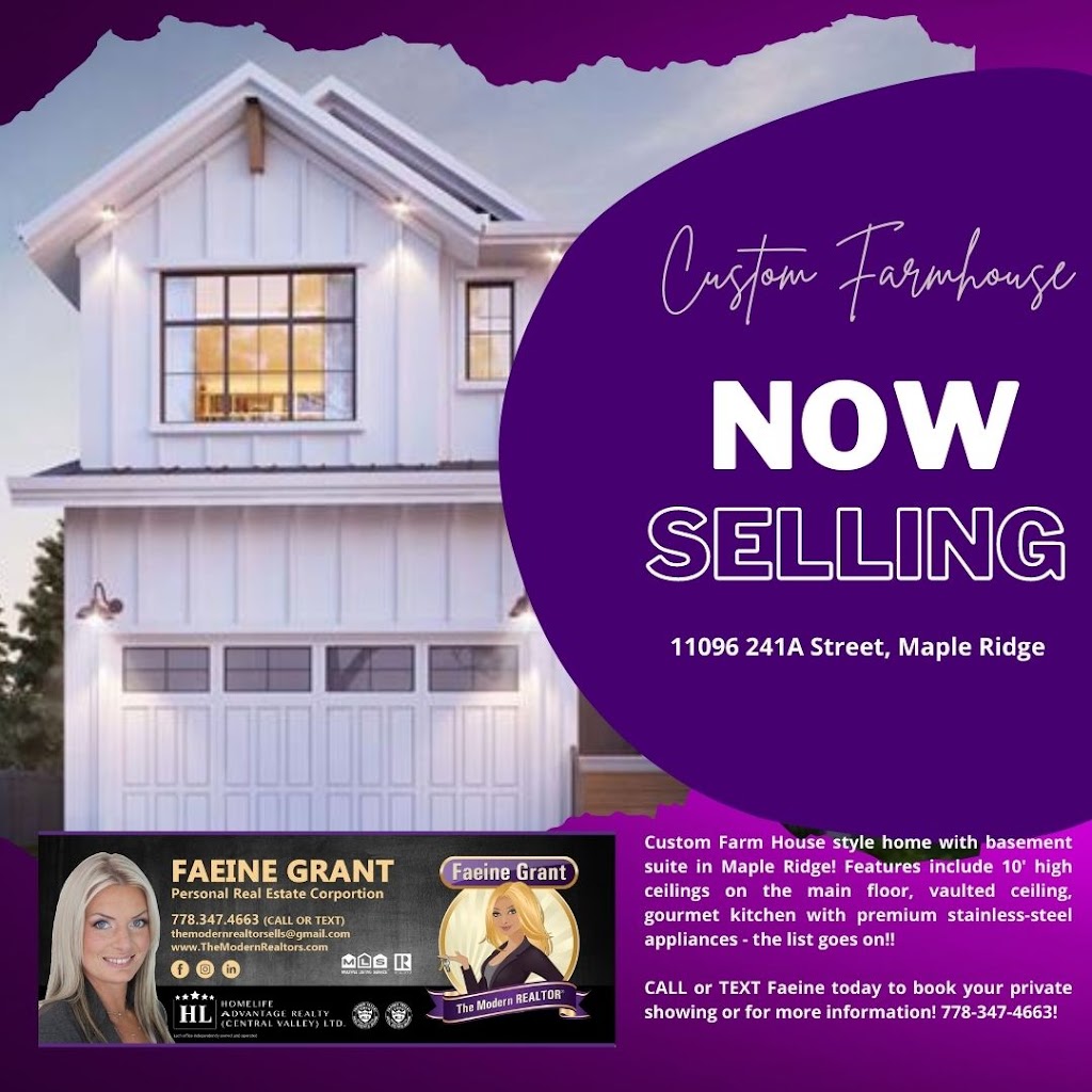 Faeine Grant - The Modern REALTOR | 30930 Westridge Pl, Abbotsford, BC V2T 5W8, Canada | Phone: (778) 347-4663