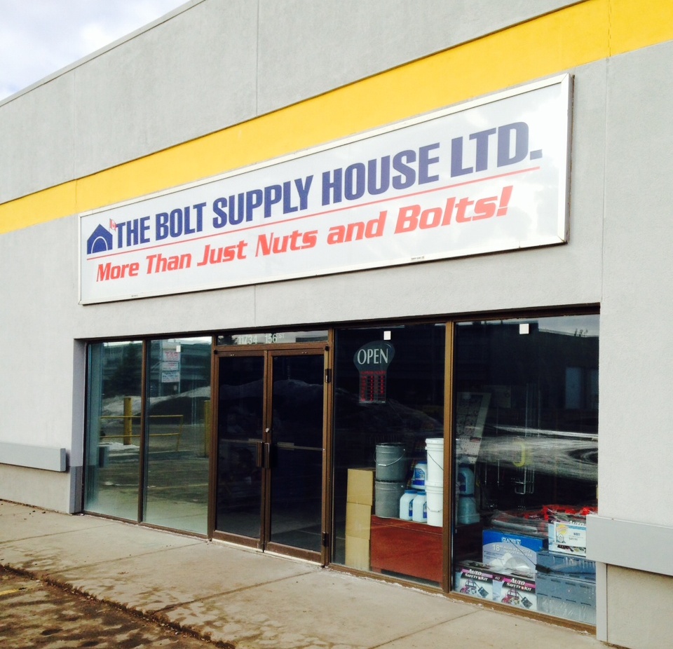 The Bolt Supply House Ltd | 11734 156 St NW, Edmonton, AB T5M 3T5, Canada | Phone: (780) 451-1220