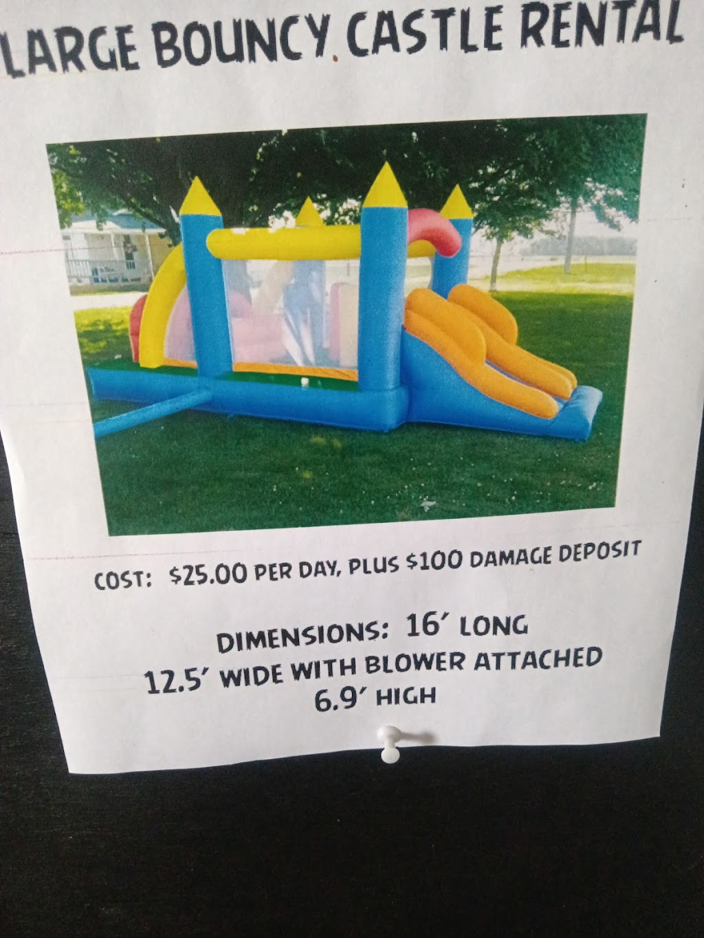 Bouncy castle rentals by OTDB | 35115 Fingal Line, Fingal, ON N0L 1K0, Canada | Phone: (519) 854-8161