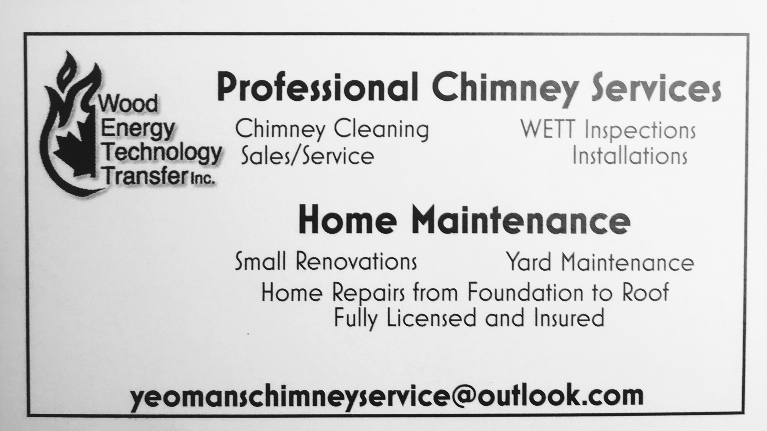 Yeomans Chimney Service And Home Maintenance | County Rd 30, Havelock, ON K0L 1Z0, Canada | Phone: (705) 875-3292