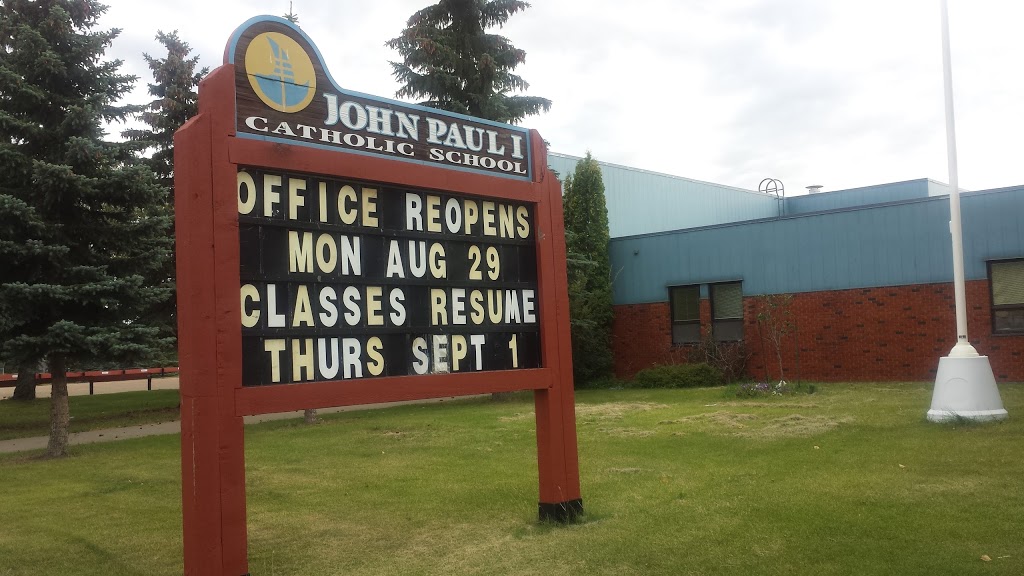 John Paul I Catholic School | 5675 38 Ave NW, Edmonton, AB T6L 2Z1, Canada | Phone: (780) 462-6448