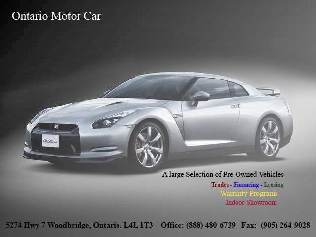 Ontario Motor Car | 5274 Hwy 7, Woodbridge, ON L4L 1T3, Canada | Phone: (888) 480-6739