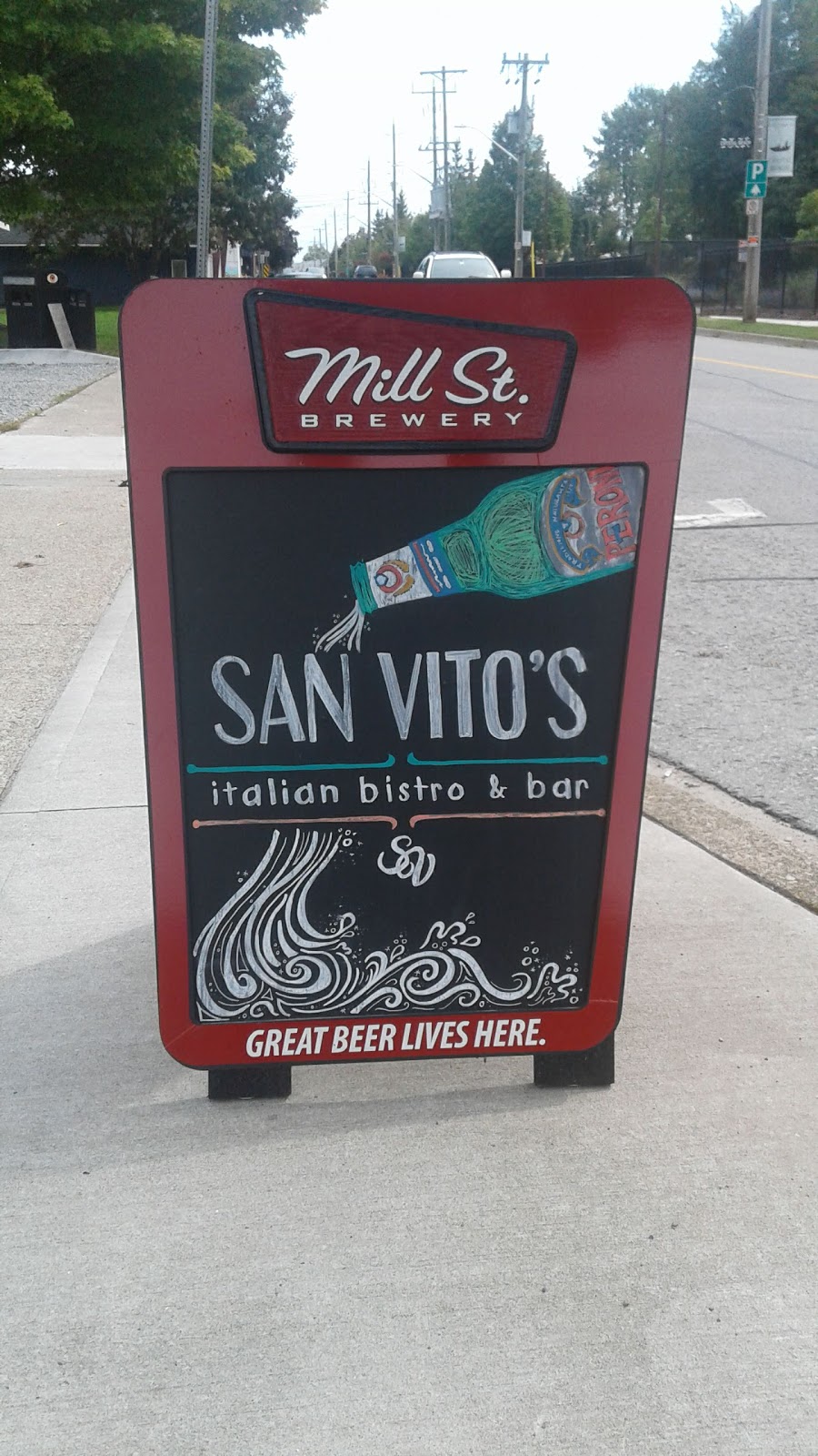 San Vitos Italian Bistro & Bar | 3990 Erie Rd, Crystal Beach, ON L0S 1B0, Canada | Phone: (289) 876-8003