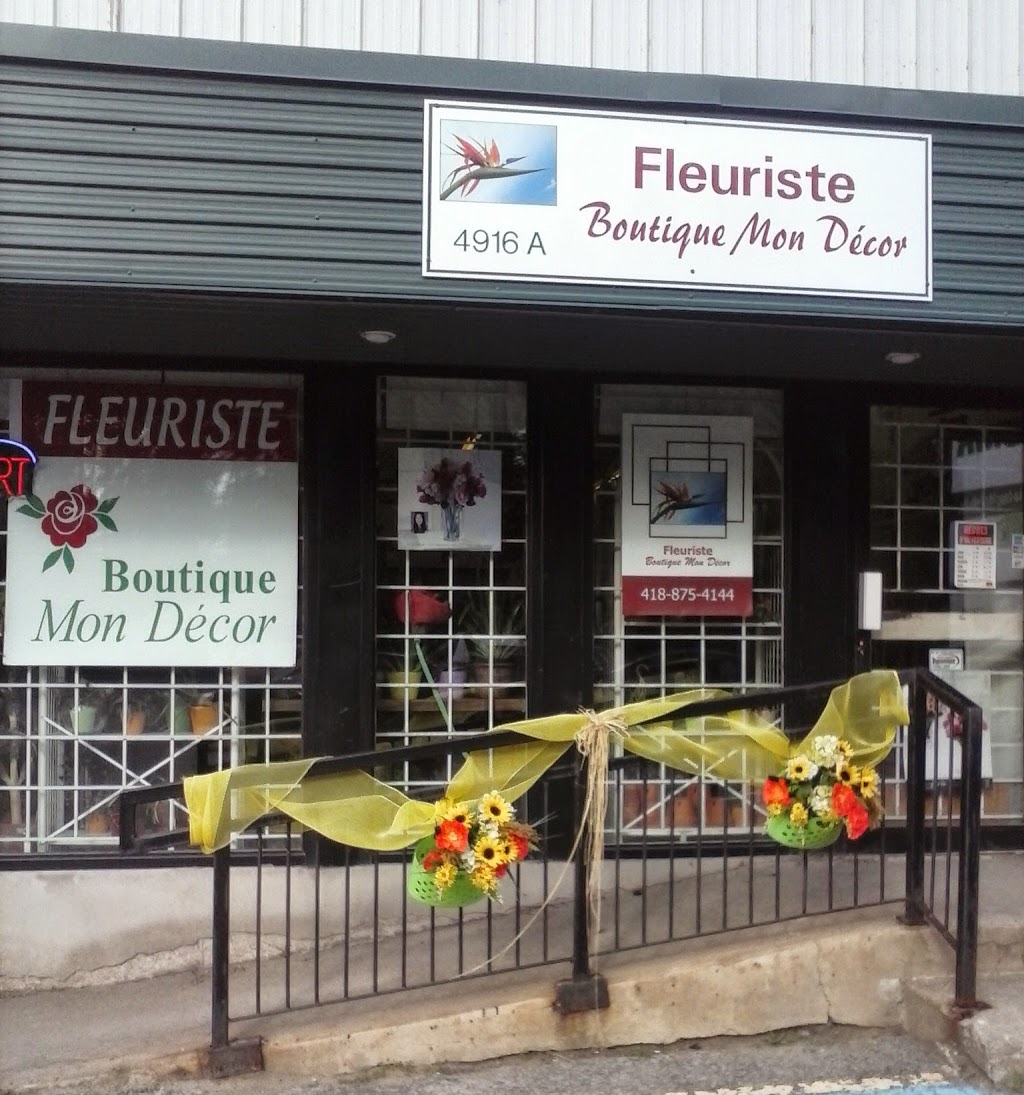 Fleuriste Boutique Mon Décor | 4916 Route de Fossambault, Sainte-Catherine-de-la-Jacques-Cartier, QC G3N 1V2, Canada | Phone: (418) 875-4144