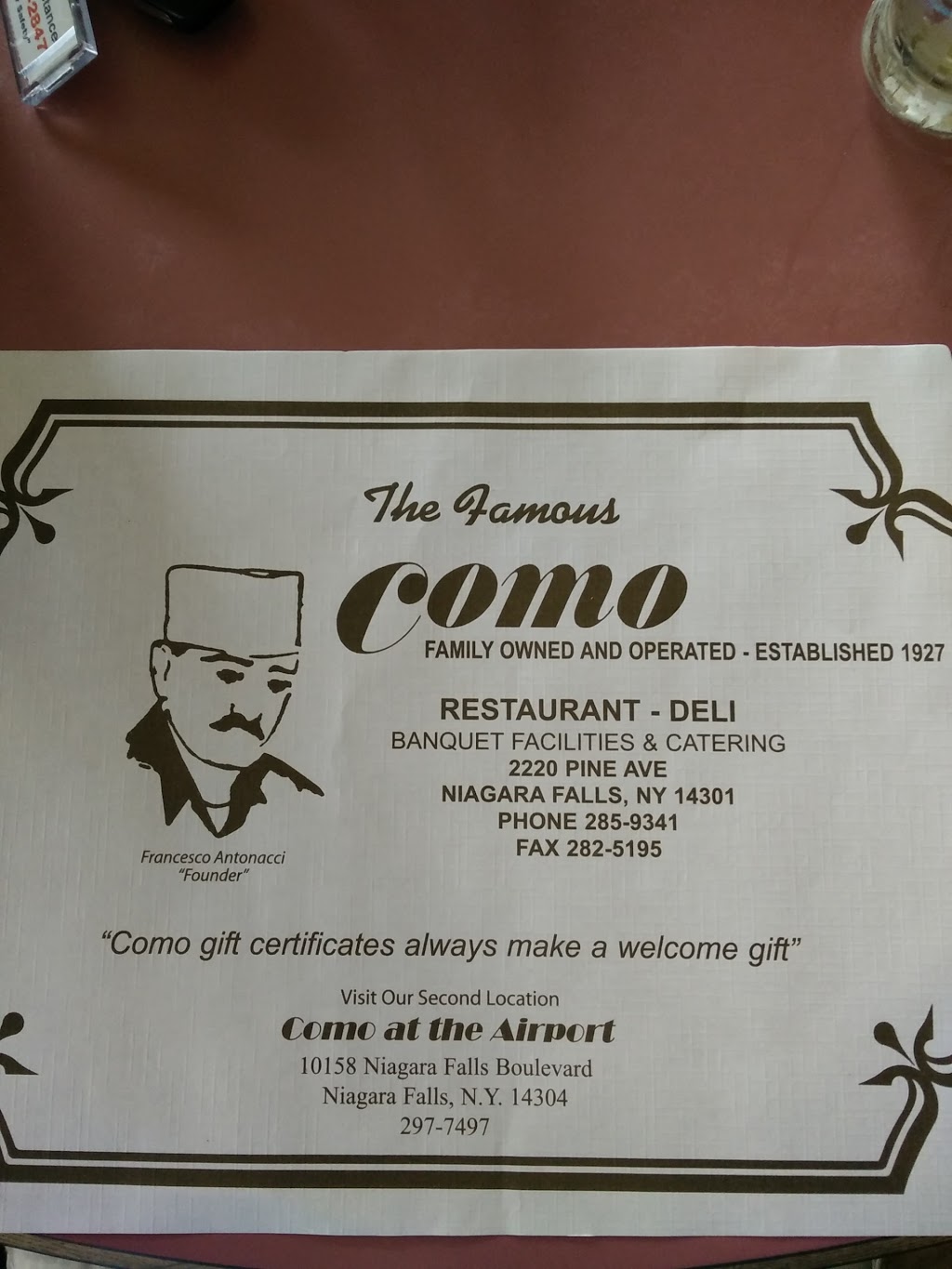 The Famous Como Restaurant | 1717-35 Caravelle Dr, Niagara Falls, NY 14304, USA