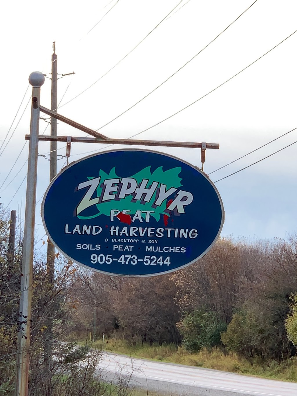 Zephyr Peat Land Harvesting - Soil Bark Depot | 14800 Ravenshoe Rd, Pefferlaw, ON L0E 1N0, Canada | Phone: (905) 473-5244