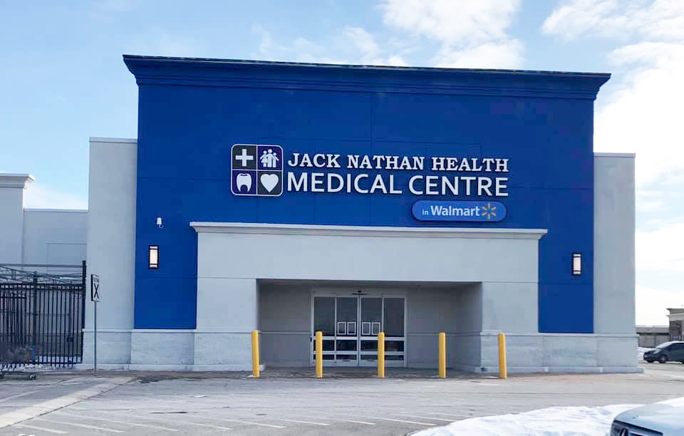 Jack Nathan Health Medical Centre in Walmart Vaughan Woodbridge | 8300 York Regional Rd 27, Woodbridge, ON L4H 0R9, Canada | Phone: (289) 657-8703