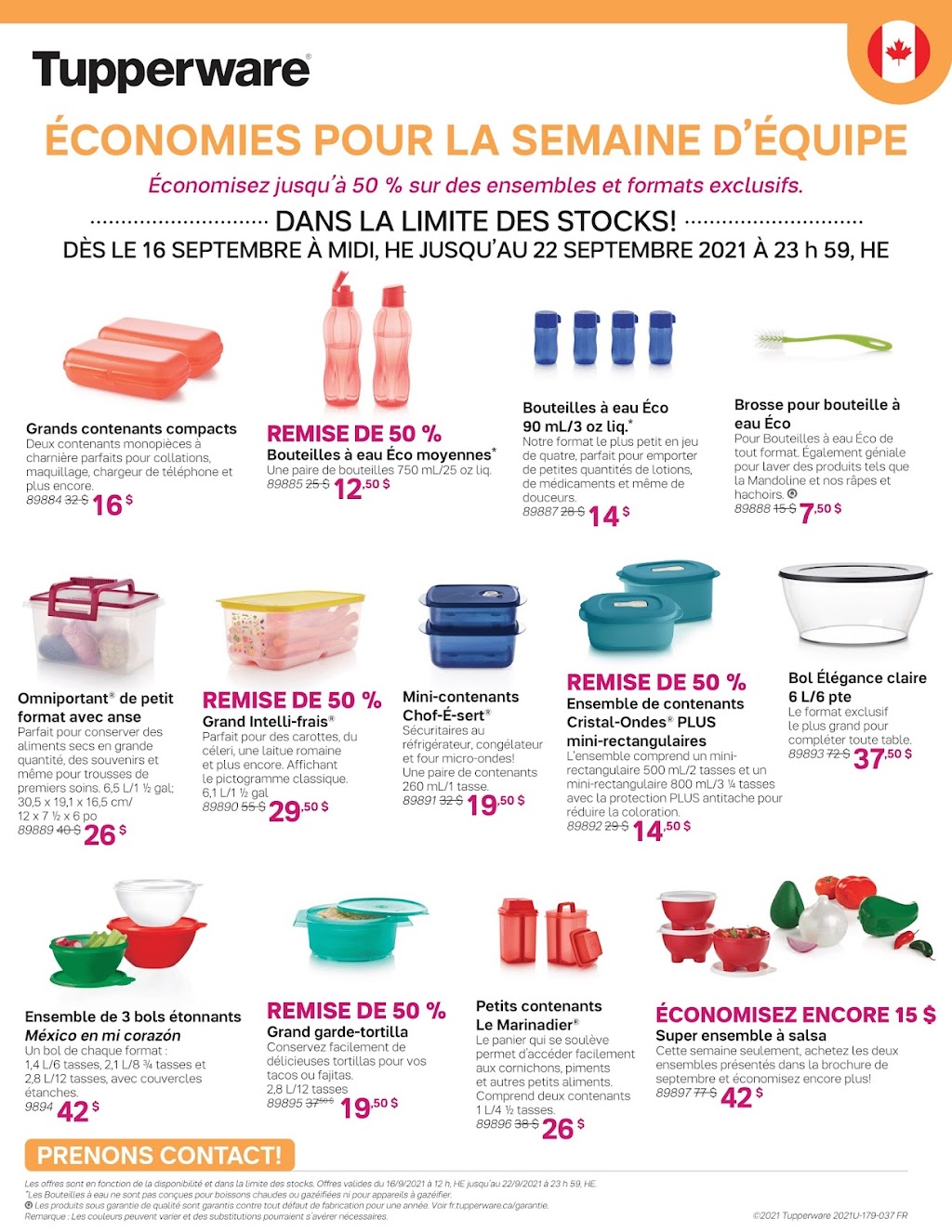 Valérie Votre Miss Tupperware | 438 4e Av, Deux-Montagnes, QC J7R 3B6, Canada | Phone: (450) 512-8207