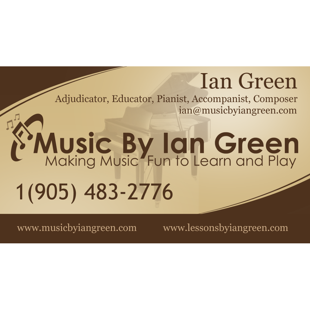Music By Ian Green | 214 Huxley Ave S, Hamilton, ON L8K 2R3, Canada | Phone: (905) 483-2776