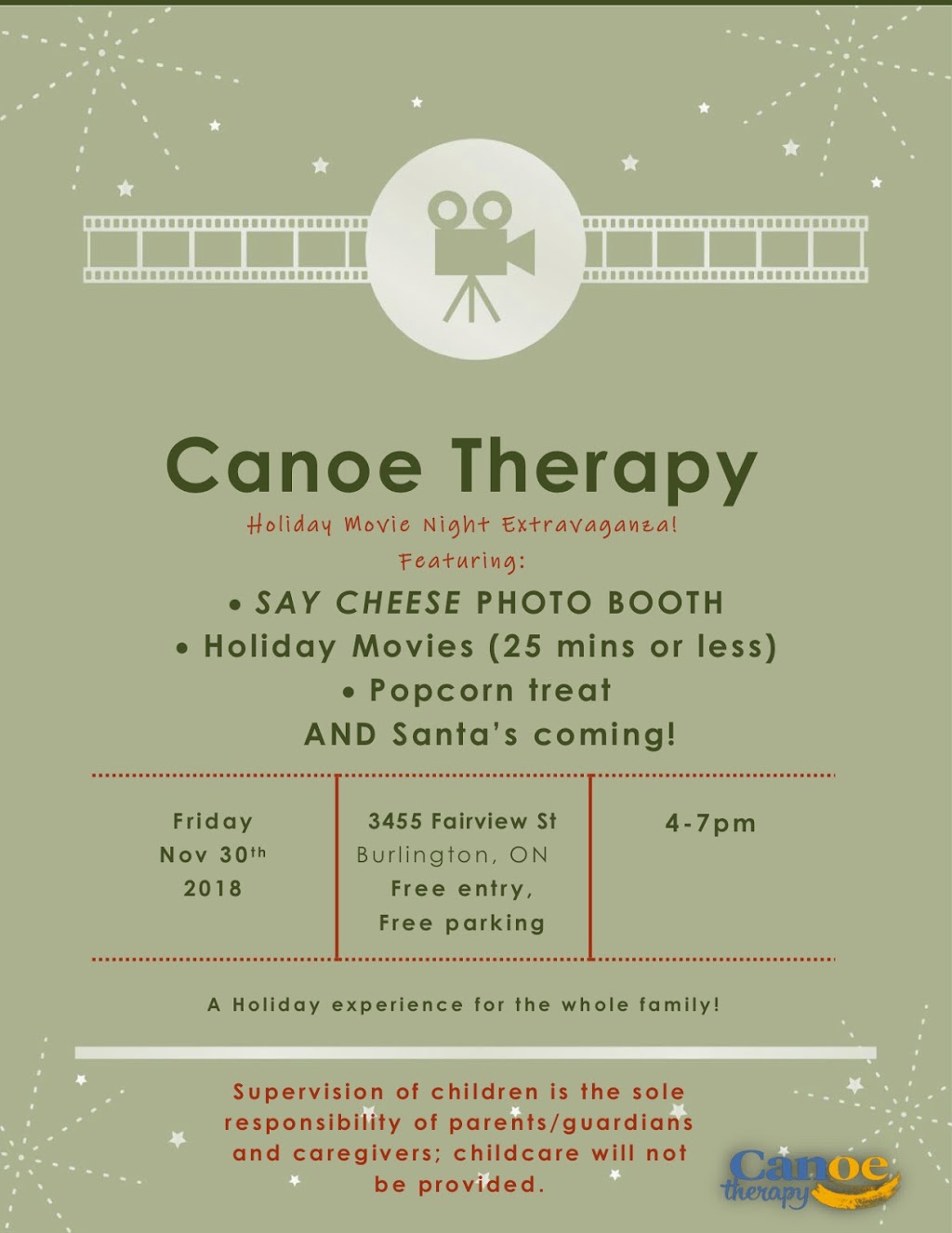 Canoe Therapy - Leading Childrens Therapy Clinic | 3455 Fairview St, Burlington, ON L7N 2R4, Canada | Phone: (905) 633-9222