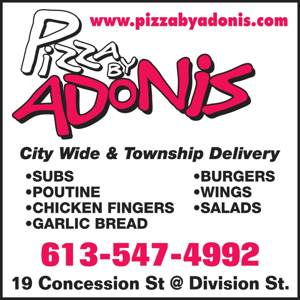 Pizza by Adonis | 19 Concession St, Kingston, ON K7K 2A5, Canada | Phone: (613) 547-4992