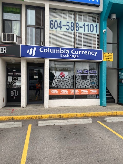Columbia Currency Exchange | 10230 152 St #107, Surrey, BC V3R 6N7, Canada | Phone: (604) 498-0226