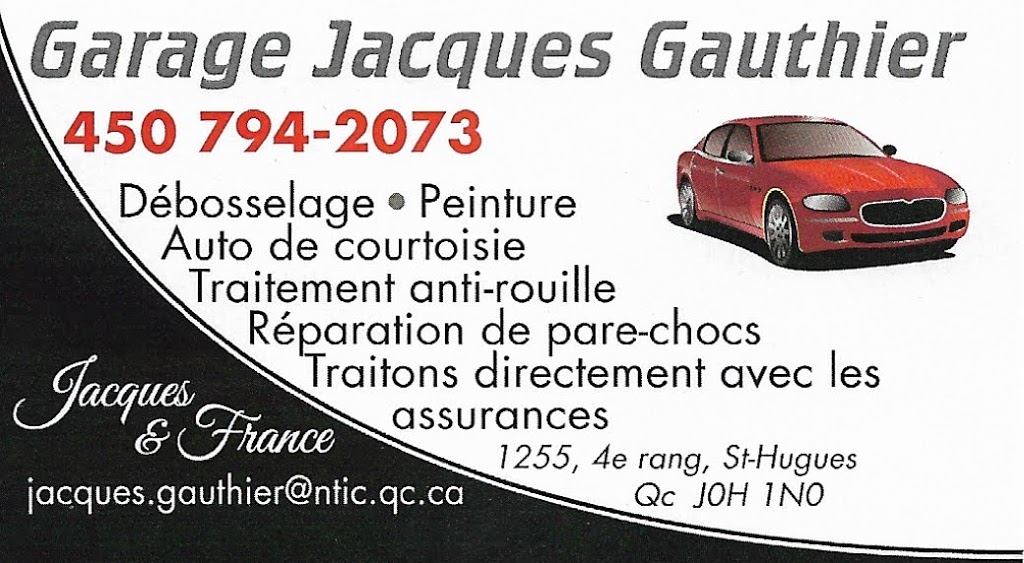 Garage Jacques Gauthier | 1255 4e Rang, Saint-Hugues, QC J0H 1N0, Canada | Phone: (450) 794-2073
