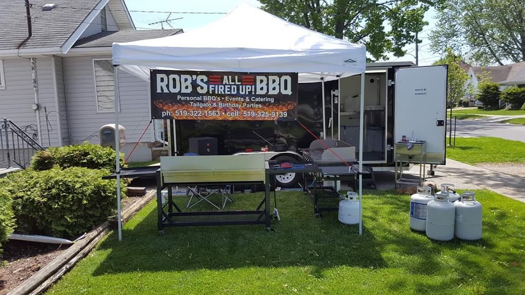 ROBS ALL FIRED UP BBQ | 97 Elliott St, Leamington, ON N8H 3M9, Canada | Phone: (519) 325-9139