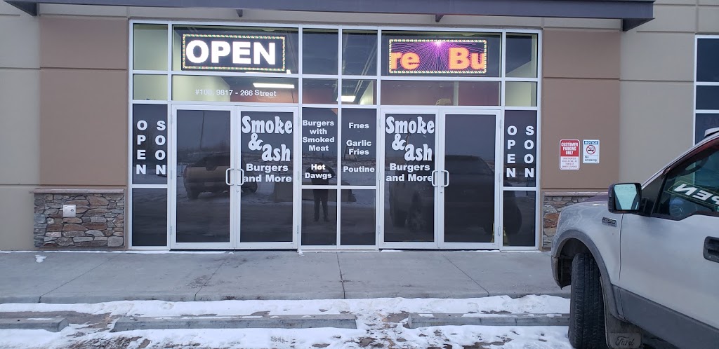 Smoke & Ash Burgers and More | 108 9817 266 St, Acheson, AB T7X 5A3, Canada | Phone: (780) 863-3523