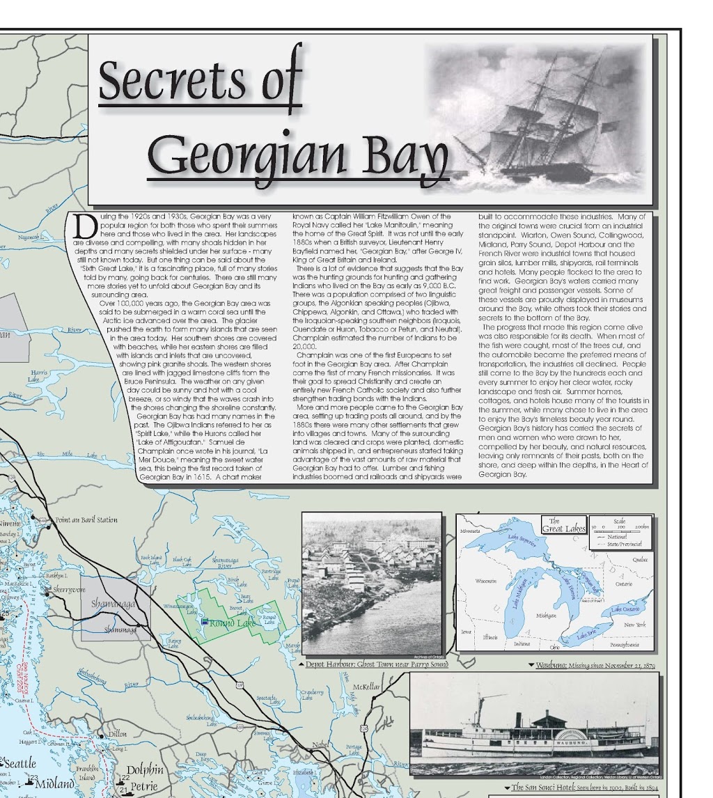 Secrets of Georgian Bay | 12 Ryder Dr, Parry Sound, ON P2A 2W9, Canada | Phone: (705) 774-2517