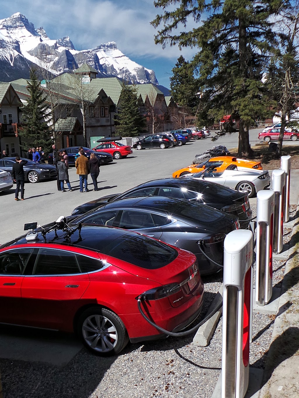 Tesla Supercharger | 1719 Bow Valley Trail, Canmore, AB T1W 1L7, Canada | Phone: (877) 798-3752