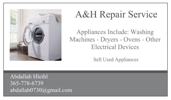 A&H Repair Service Appliances | 6399 Seaver Rd, Mississauga, ON L5V 2J2, Canada | Phone: (365) 778-6739