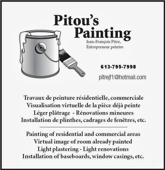 Pitous Painting | 116 Rue Monet, Cantley, QC J8V 3L6, Canada | Phone: (613) 795-7998