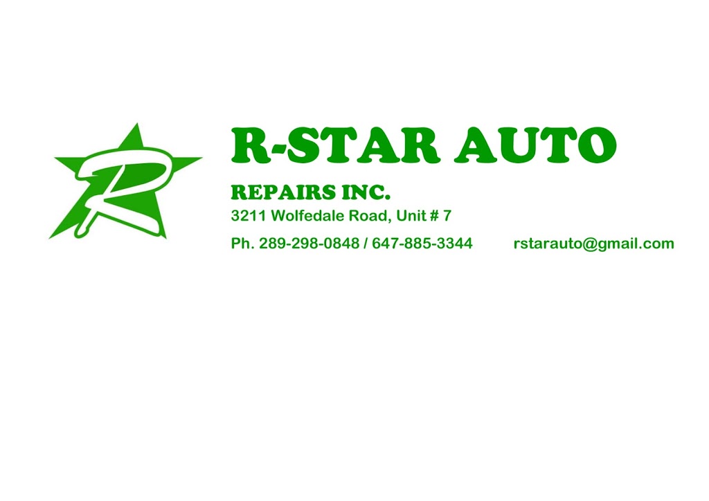 R Star Auto Repairs Inc | 3211 Wolfedale Rd Unit 7, Mississauga, ON L5C 1A8, Canada | Phone: (289) 298-0848