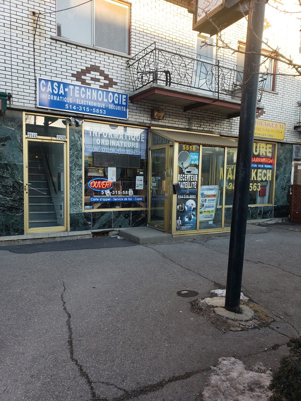 Casa Technologie | 5518 R. Jean-Talon, Saint-Léonard, QC H1S 1L9, Canada | Phone: (514) 315-5853