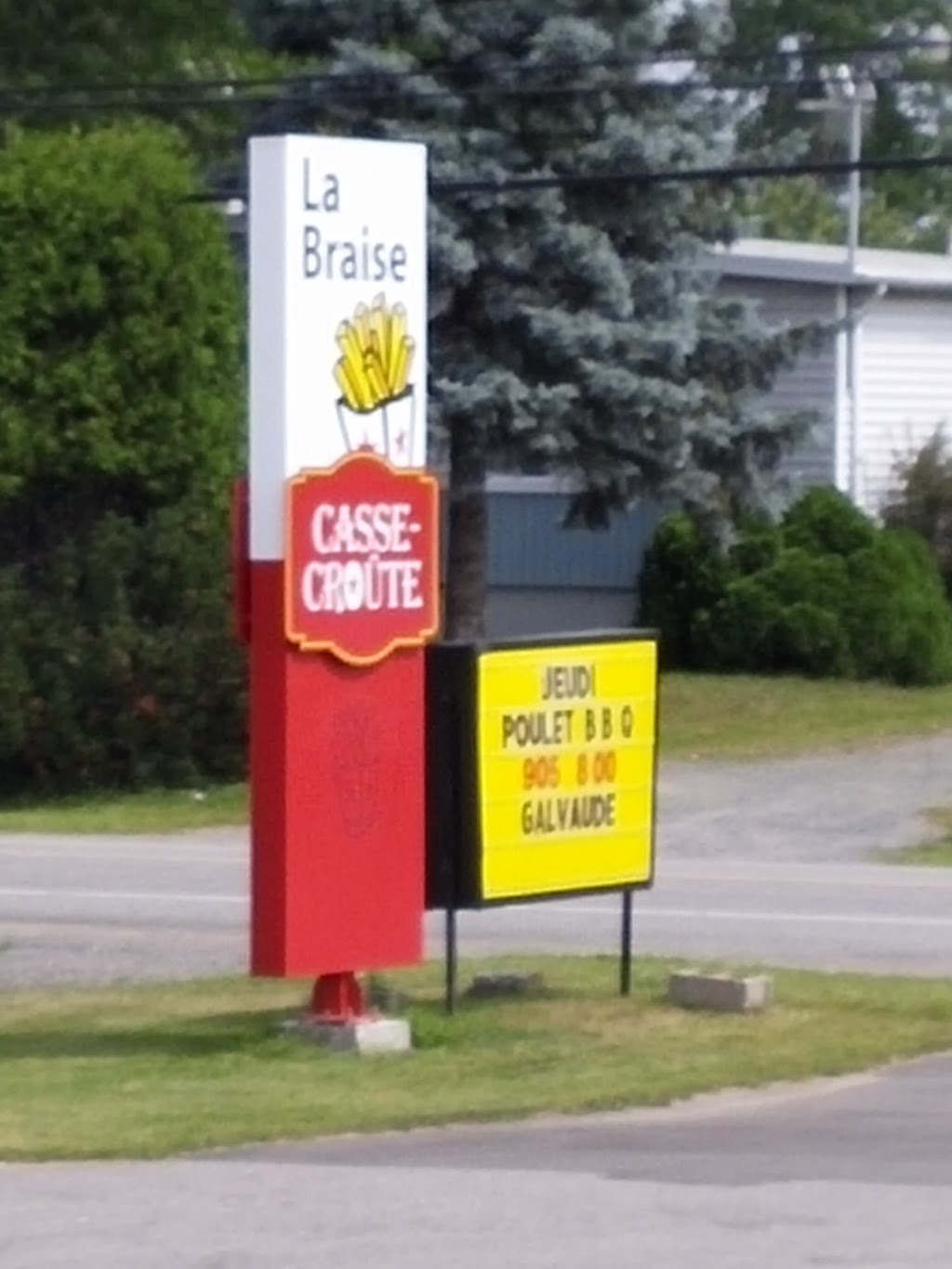 Restaurant La Braise Enr | 2075 Rte du Port, Nicolet, QC J3T 1N2, Canada | Phone: (819) 293-6785