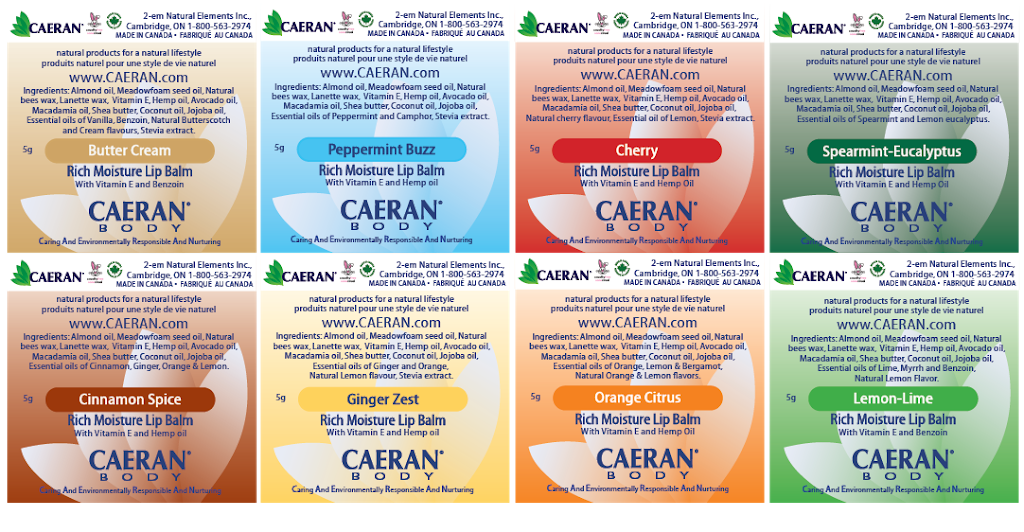 CAERAN (2em Natural Elements) | 501A Franklin Blvd, Door 1, Cambridge, ON N1R 8G9, Canada | Phone: (519) 747-0966