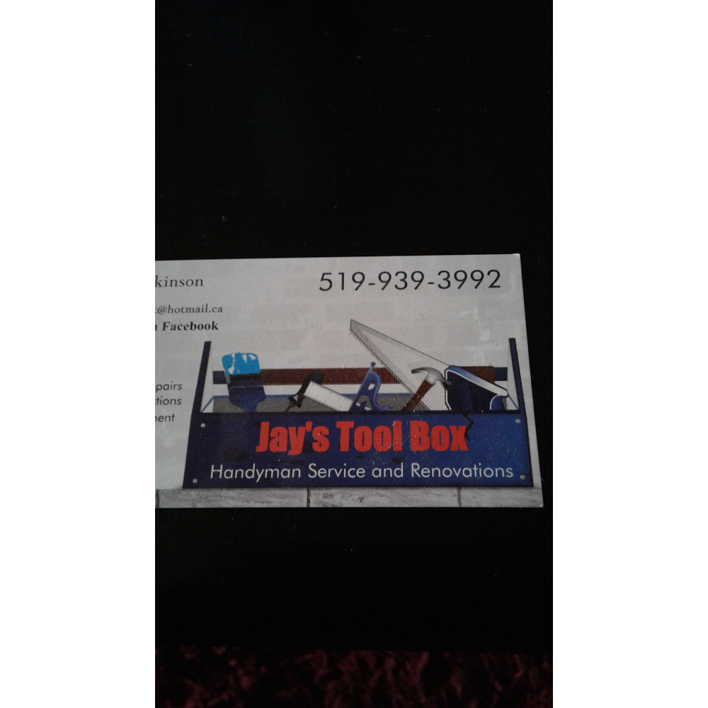 Jays Tool Box Handyman service and renovations | 144349 Southgate Rd 14, Holstein, ON N0G 2A0, Canada | Phone: (519) 288-3365