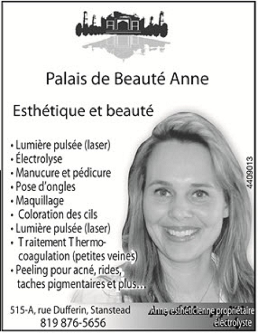 Palais de Beauté Anne | 1324 Rue Principale E, Magog, QC J1X 1Z7, Canada | Phone: (819) 437-6785