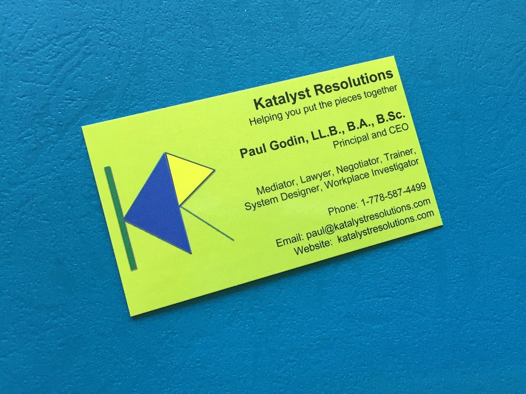 Katalyst Resolutions - Mediation • Conflict Resolution Training | 730 St Patrick St, Victoria, BC V8S 4X5, Canada | Phone: (778) 587-4499