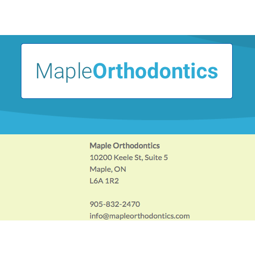 Maple Orthodontics | 10200 Keele St #5, Maple, ON L6A 1R2, Canada | Phone: (905) 832-2470