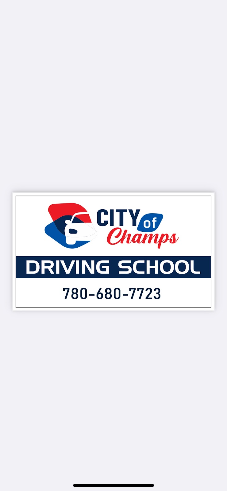 CITY OF CHAMPS DRIVING SCHOOL LTD | 842 Graham Wynd NW, Edmonton, AB T5T 6N5, Canada | Phone: (780) 680-7723