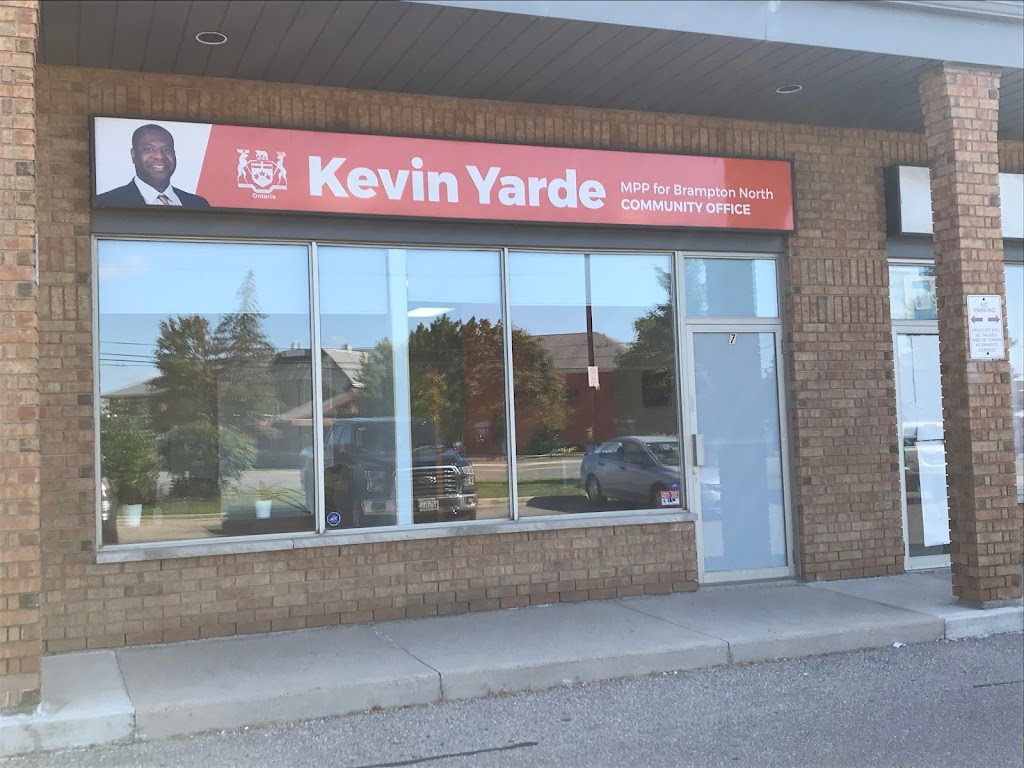 MPP Kevin Yarde, Brampton North | 10215 Kennedy Rd N Unit 7, Brampton, ON L6Z 0C5, Canada | Phone: (905) 495-8030