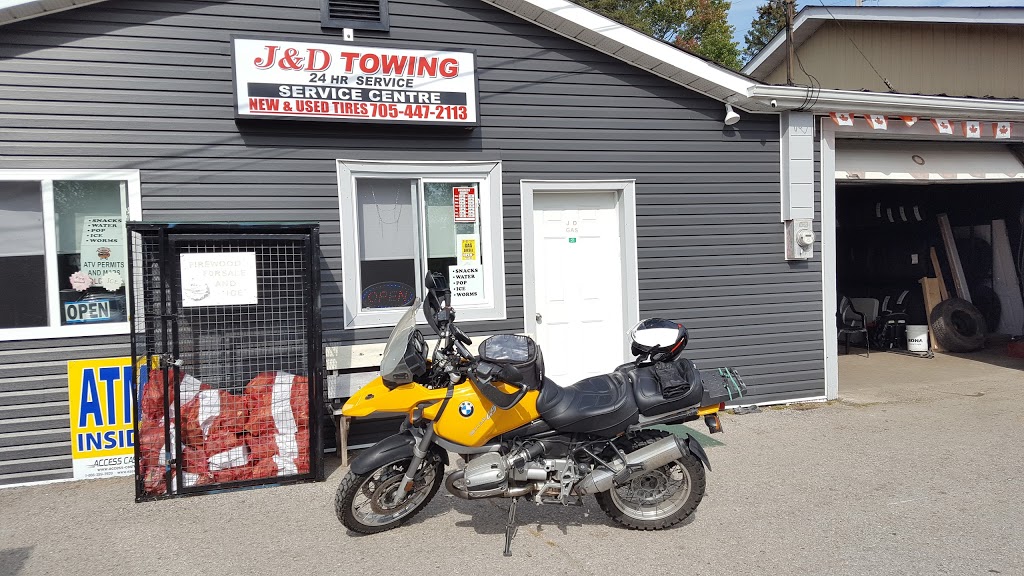 J & D Towing & Gas station | 1014 Mill St, Gooderham, ON K0M 1R0, Canada | Phone: (705) 447-2113
