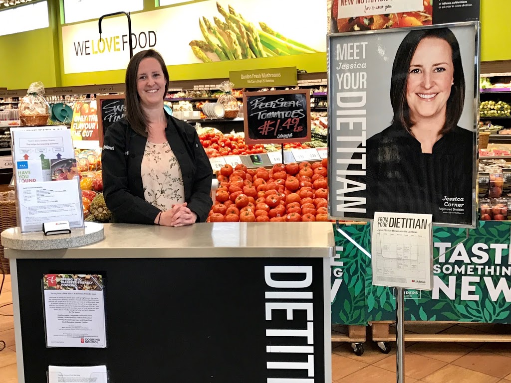 Jessica Corner RD, Loblaws In-Store Dietitian | 2375 Highway #2, Bowmanville, ON L1C 5A3, Canada | Phone: (905) 442-8727