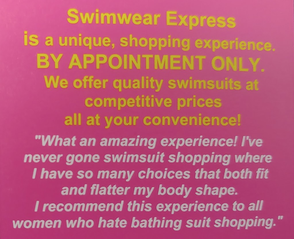 Swimwear Express- By appointment only | 560 Marjorie St, Winnipeg, MB R3H 0S9, Canada | Phone: (204) 791-4319