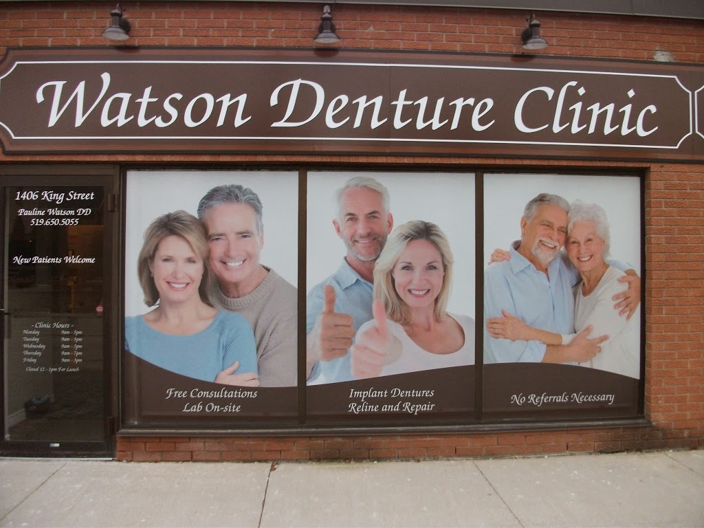 Watson Denture Clinic | 1406 King St E, Cambridge, ON N3H 3R4, Canada | Phone: (519) 650-5055