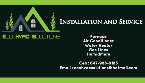 ECO HVAC SOLUTIONS | 5 Forsyth Cres, Brampton, ON L6X 5N2, Canada | Phone: (647) 988-0183