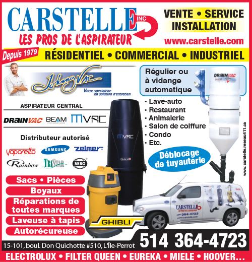 Entreprises Carstelle Inc. | 510 Boulevard Don-Quichotte #15-101, LÎle-Perrot, QC J7V 7X4, Canada | Phone: (514) 364-4723