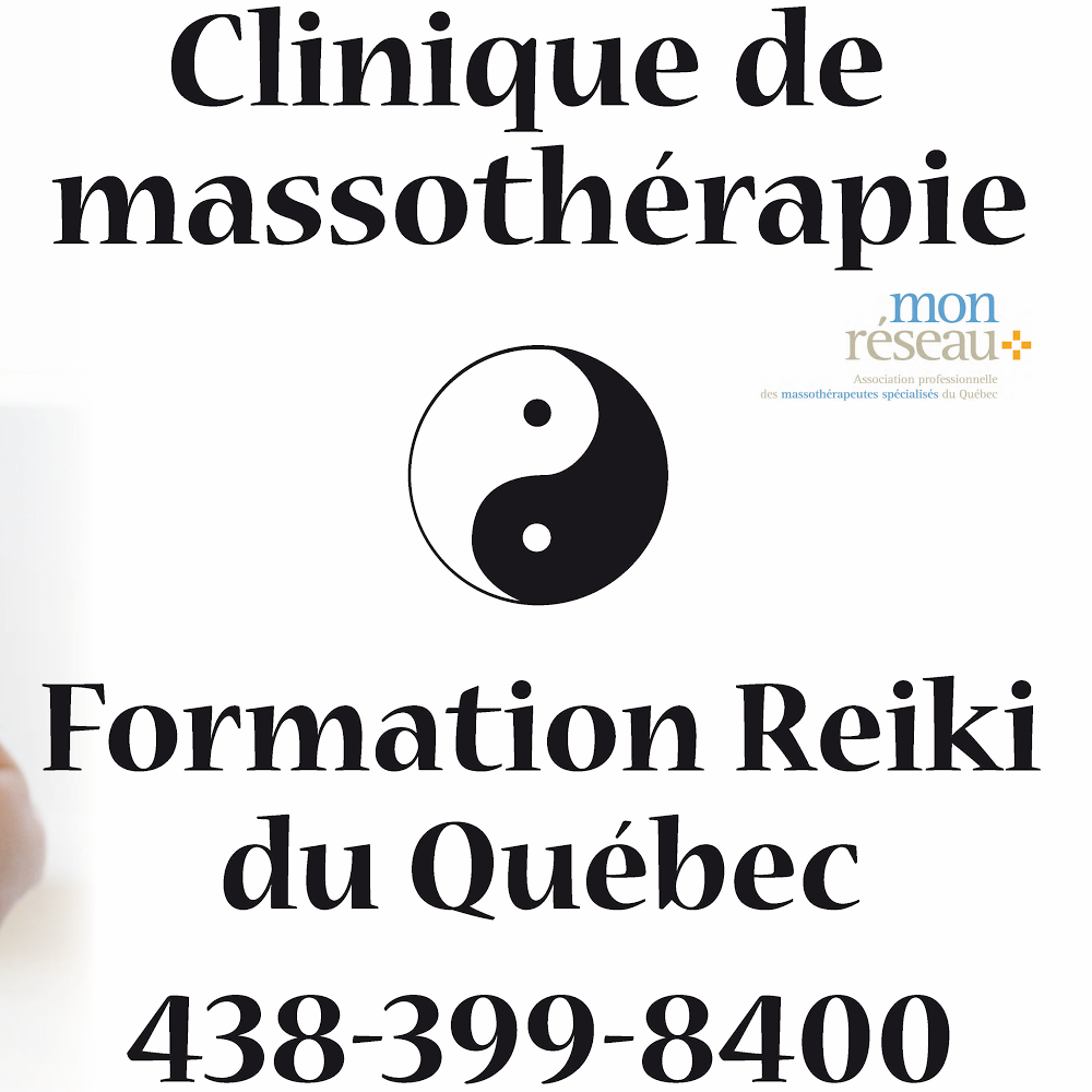 Clinique de Massothérapie & Formation Reiki Du Québec | 3427 Boulevard De La Pinière O, Terrebonne, QC J6X 0A1, Canada | Phone: (438) 399-8400