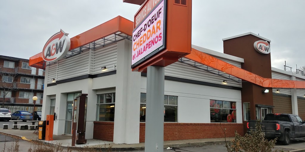 A&W Canada | 8400 Ave Christophe-Colomb, Montreal, QC H2P 1X3, Canada | Phone: (514) 382-8884