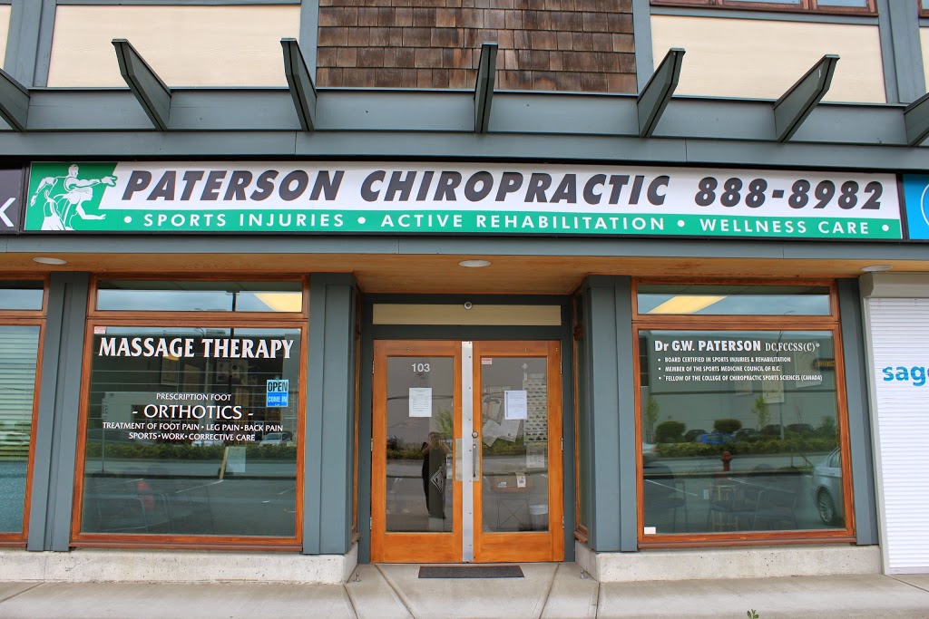 Paterson Chiropractic & Sports Injury Clinic | 9292 200 St #103, Langley City, BC V1M 3A6, Canada | Phone: (604) 888-8982