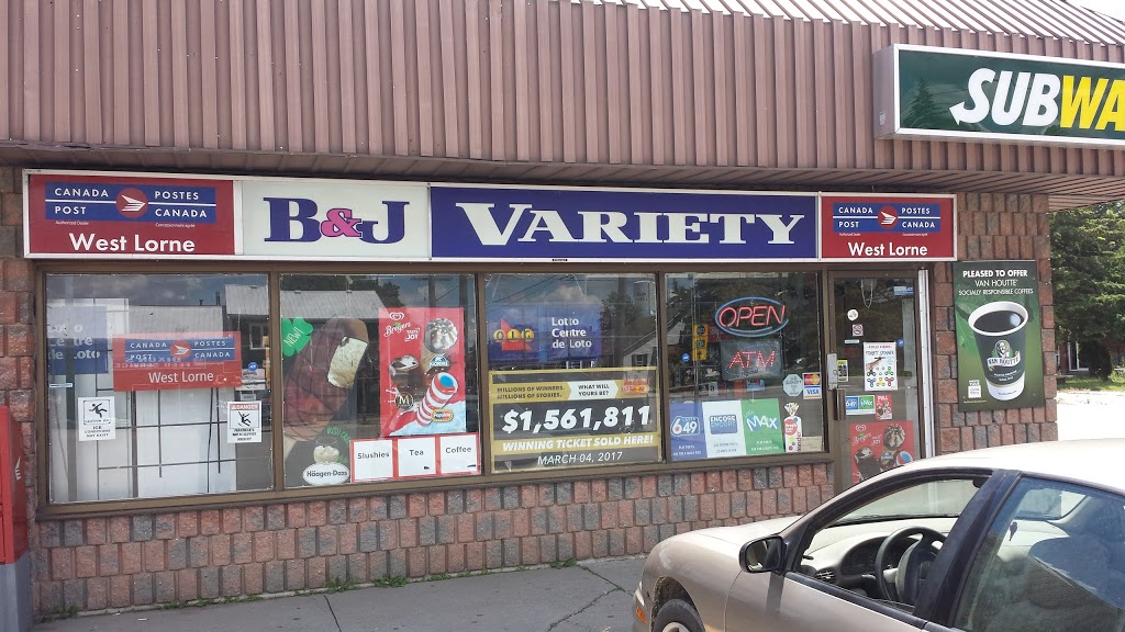 B & J Variety | 209 Graham Rd, West Lorne, ON N0L 2P0, Canada | Phone: (519) 768-2524